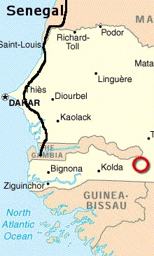 Senegal Route